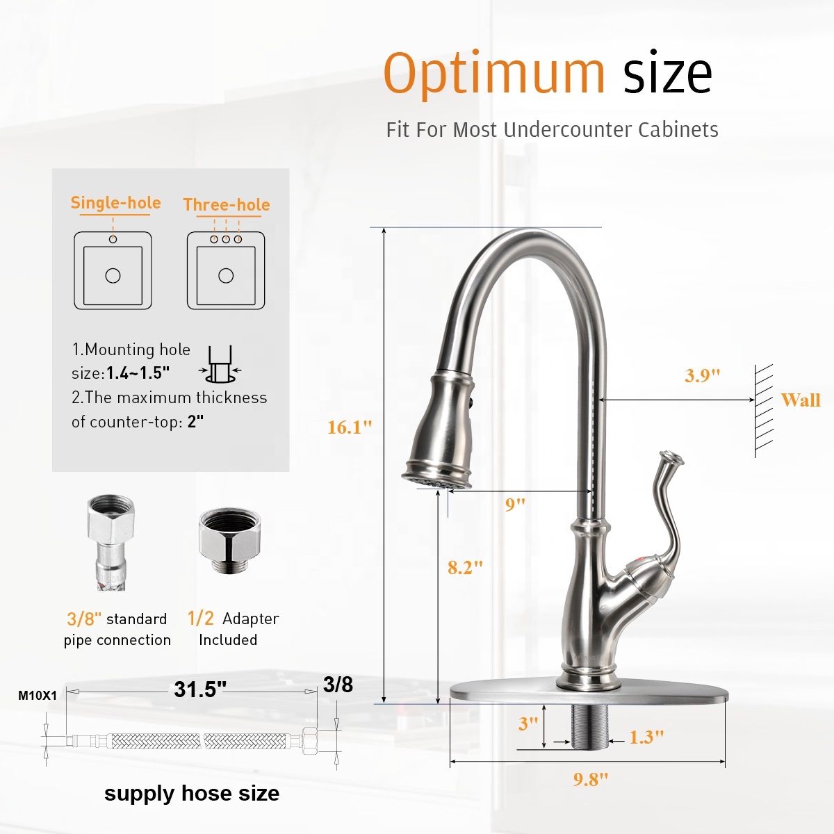 Kitchen Faucet Magnetic Hot And Cold Pull Down Flexible Faucet Kitchen Mixer Tap