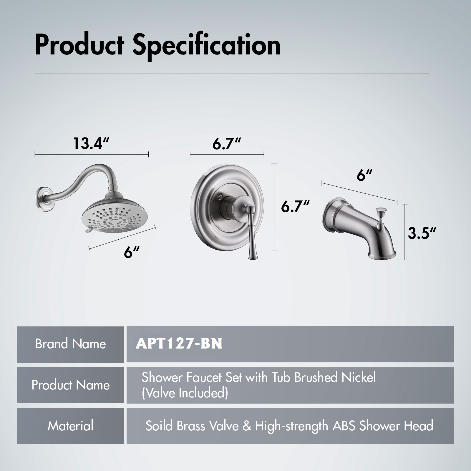 Upc Faucet Single Handle Shower Water Fall Shower Head With Spout Faucet Showers Bathroom Faucet