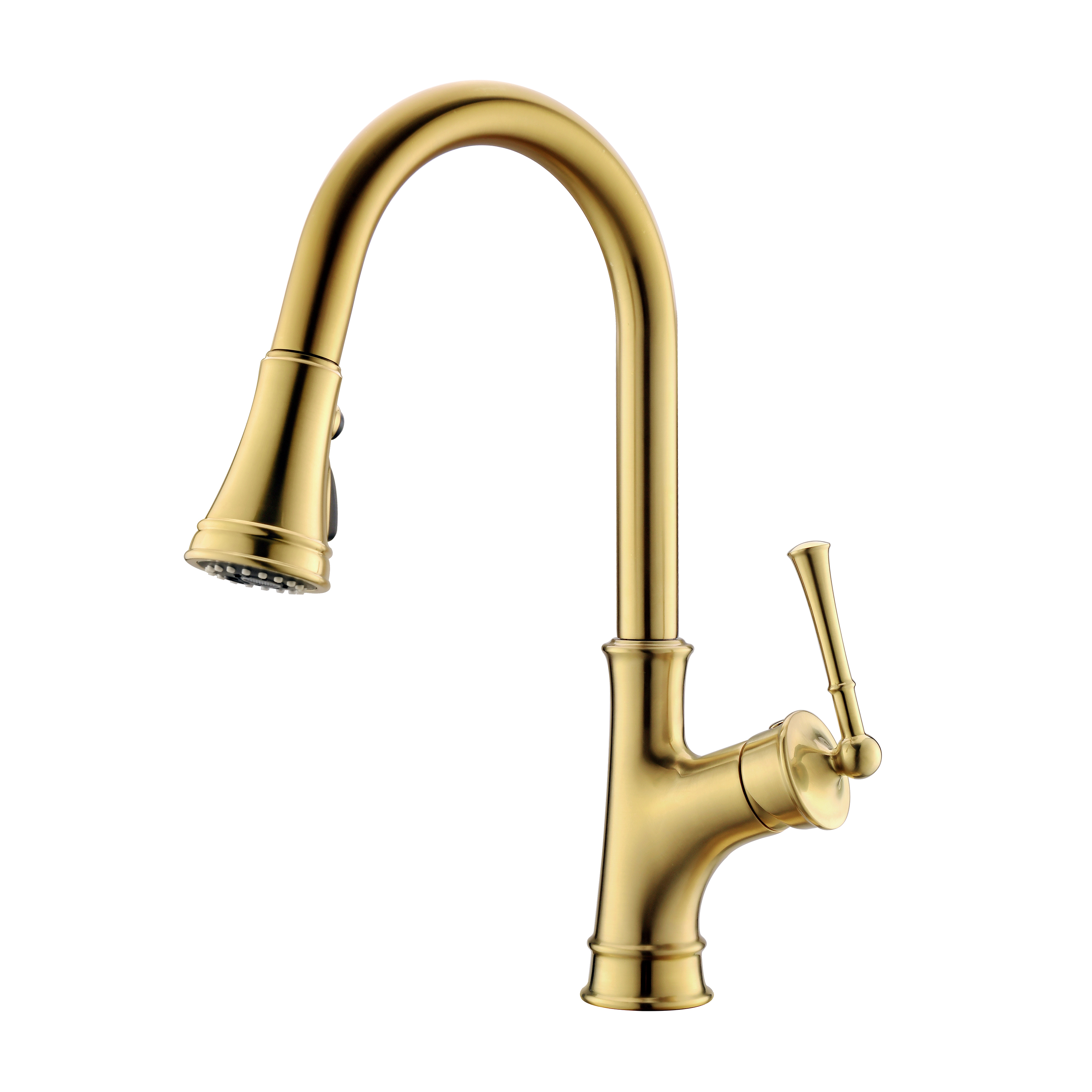 Brushed Gold Kitchen Faucet Pull -Down cUPC Kitchen Faucet 
