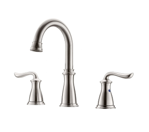 Two Handle Basin Faucet factory price Bathroom Polished Quickly Open Basin Faucets Faucet Bath Mixer