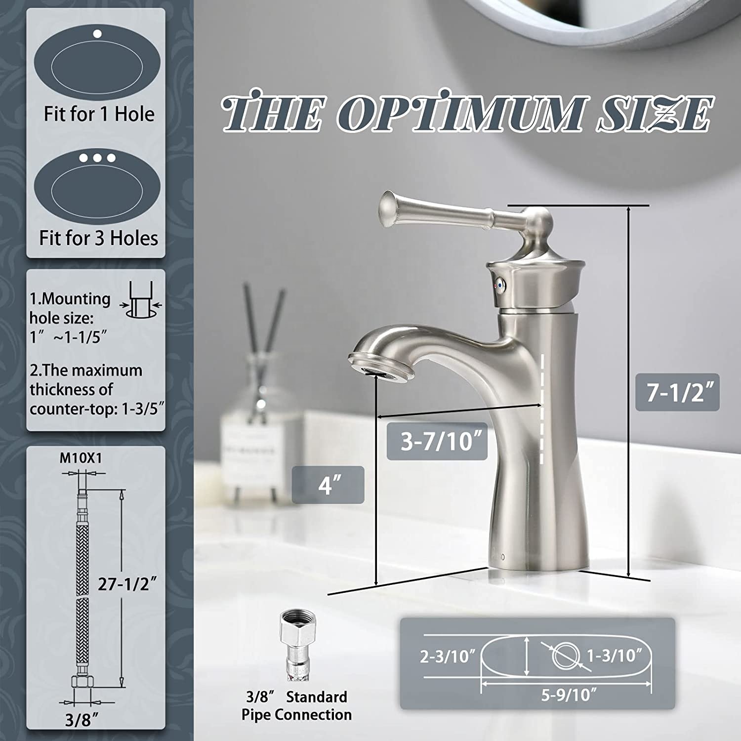 Upc Bathroom Faucet Single Handle Silver Bathroom Basin Mixer Faucet Basin Faucet