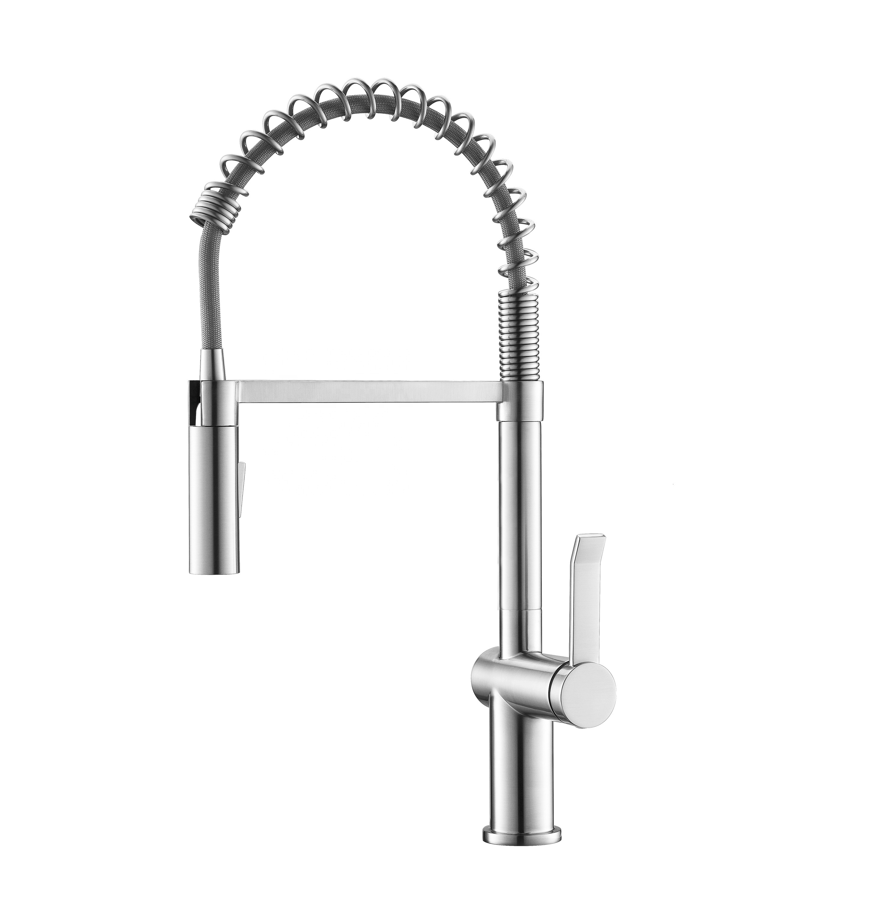 Kitchen Faucet Spray Nozzle 360 Swivel Water Commercial Kitchen Faucets Brushed Nickel Kitchen Faucet
