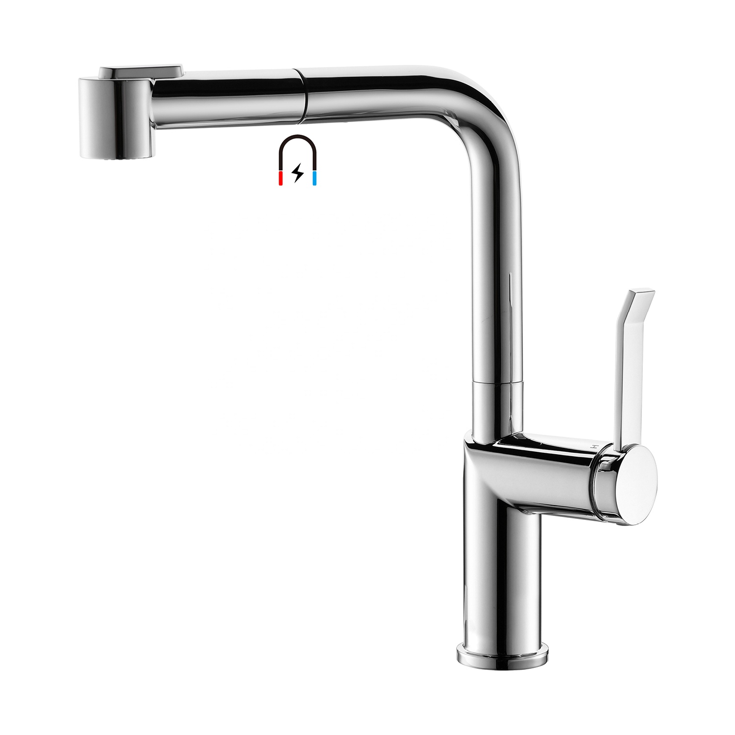Modern Style Faucet Wholesale Kitchen Sink Faucet Head Nickel Pull Out Kitchen Faucet