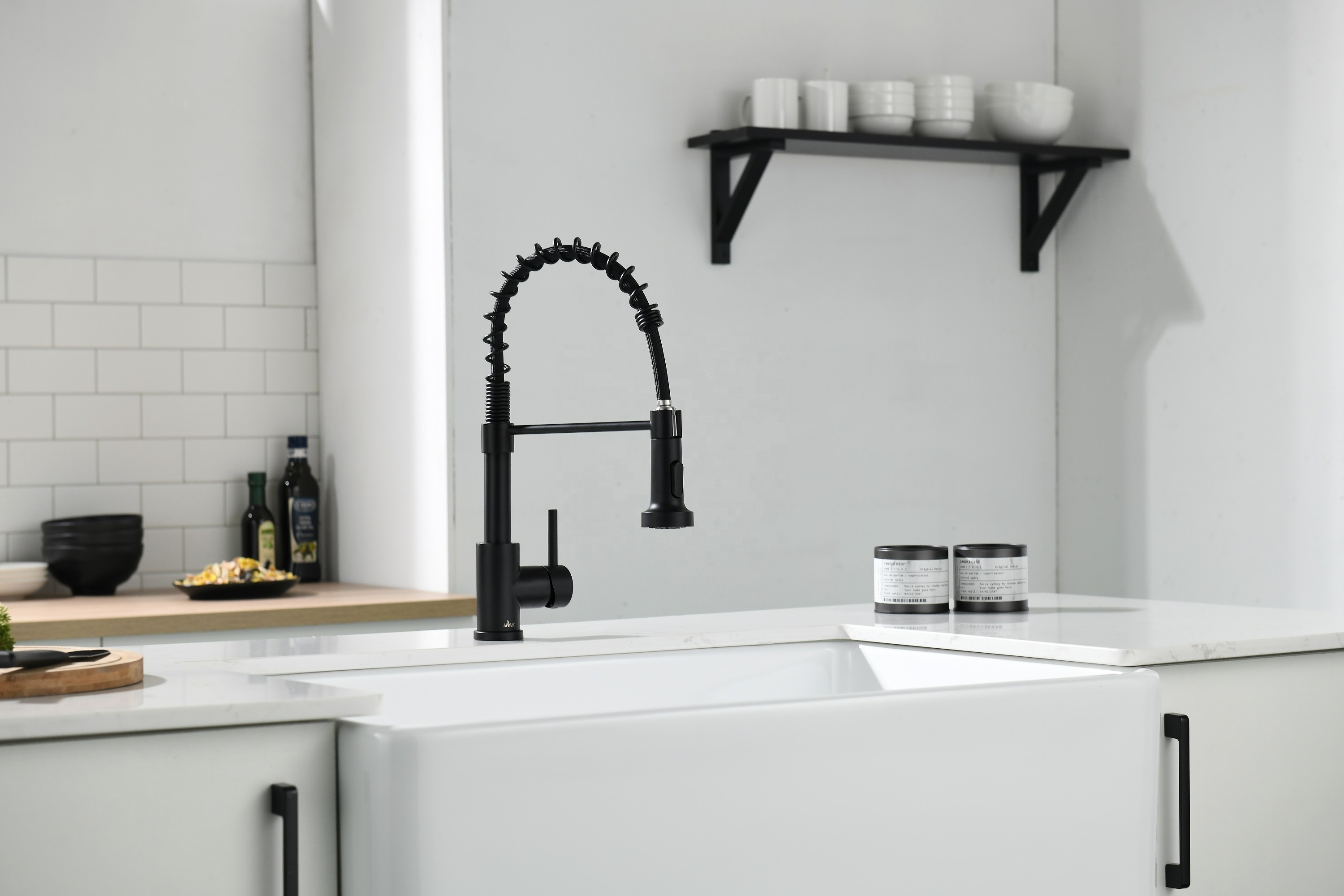 APS262-MB Kitchen Stainless Faucet Kitchen Faucet With Sprayer Hot And Cold Taps Water Mixer Faucets Taps Kitchen