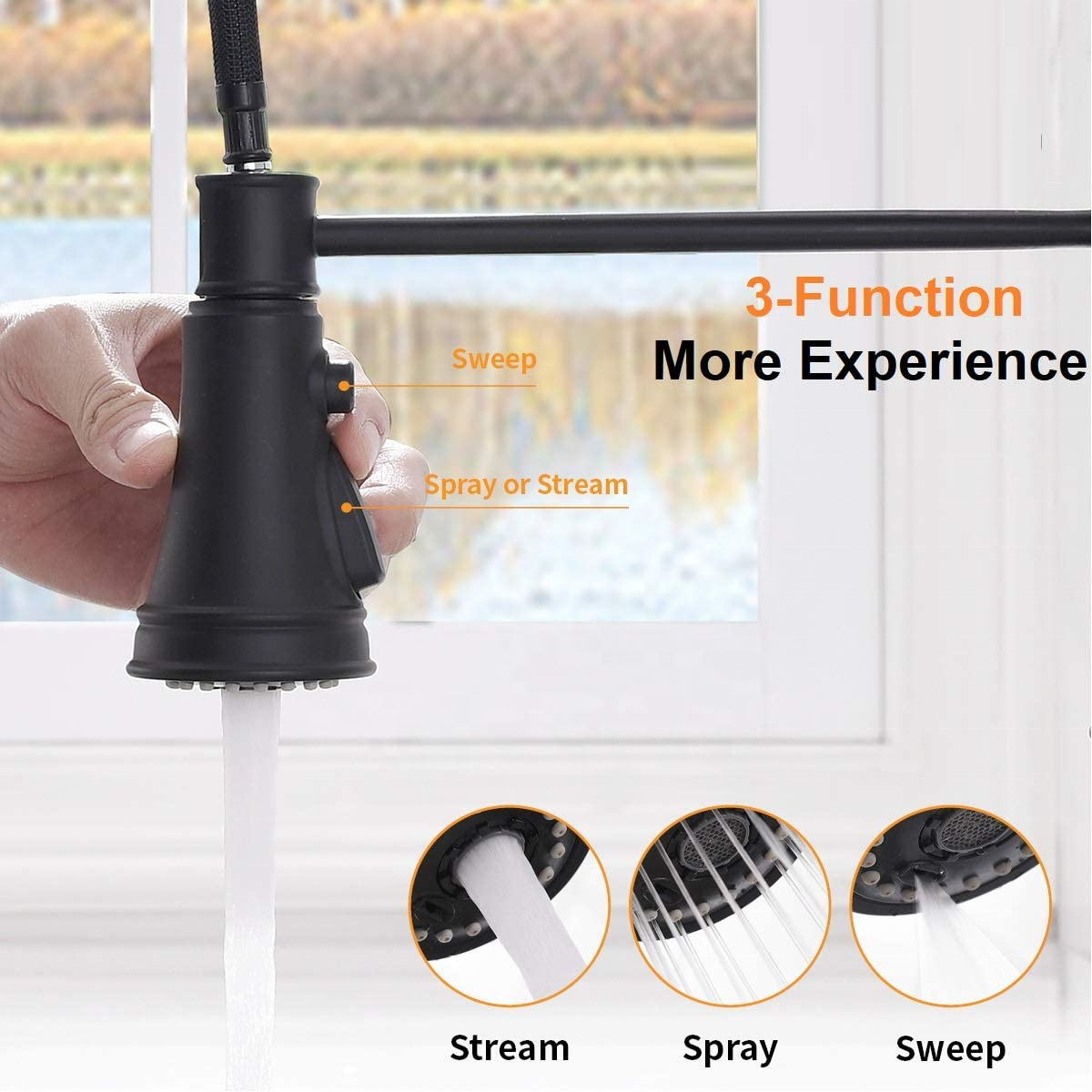 Commercial Sink Faucet Kitchen Rotating Water Filter Faucet Kitchen Faucet With Shower