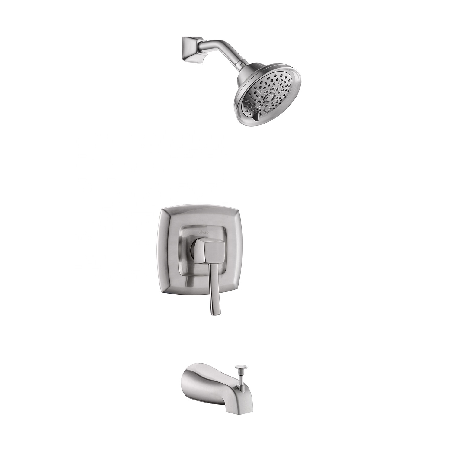 Modern concealed shower kit wall mounted brass chrome bathroom rain shower faucet set