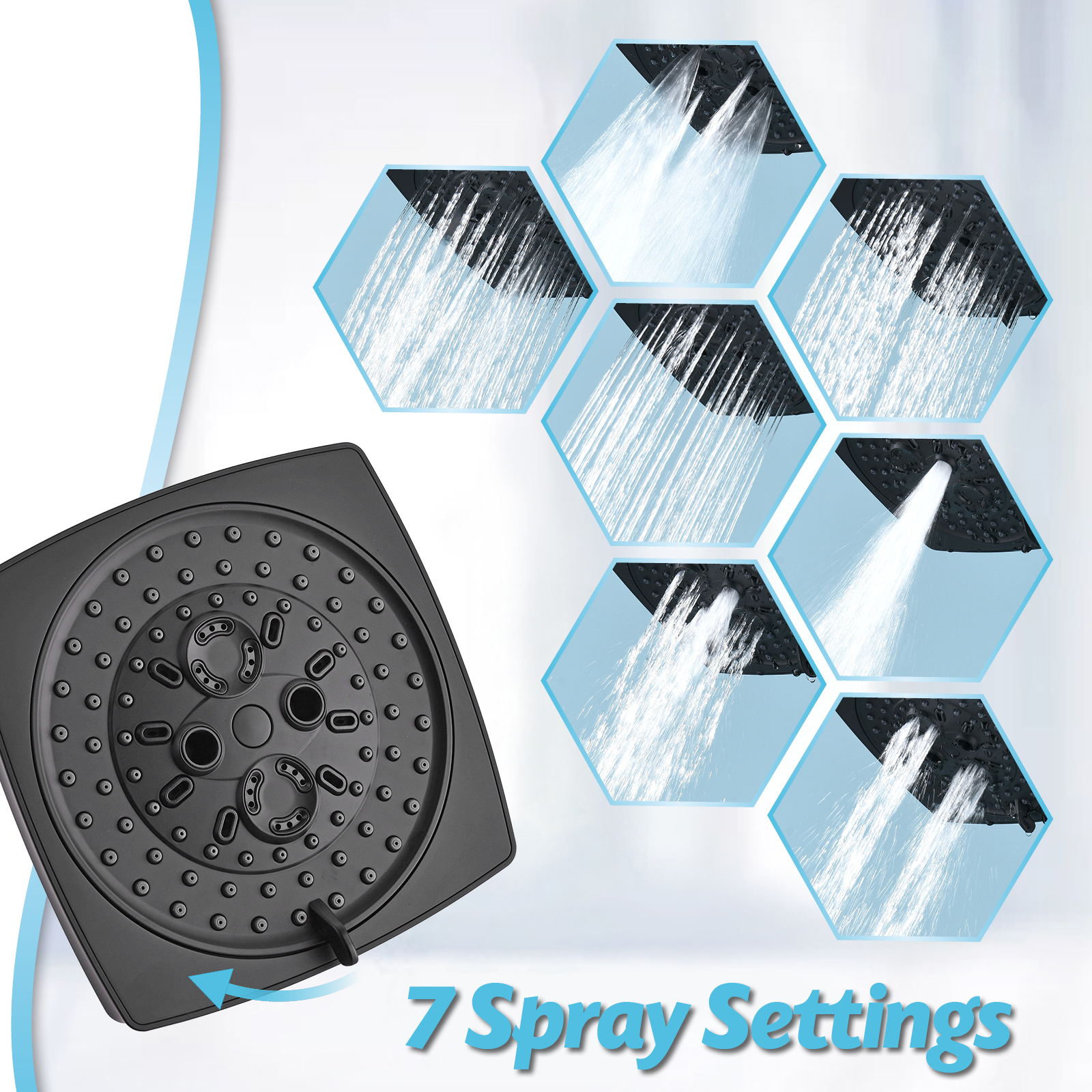 Black Shower Mixer Faucets Upc Black Faucet Bathroom Parts Shower Tap Set Square Shower Faucet