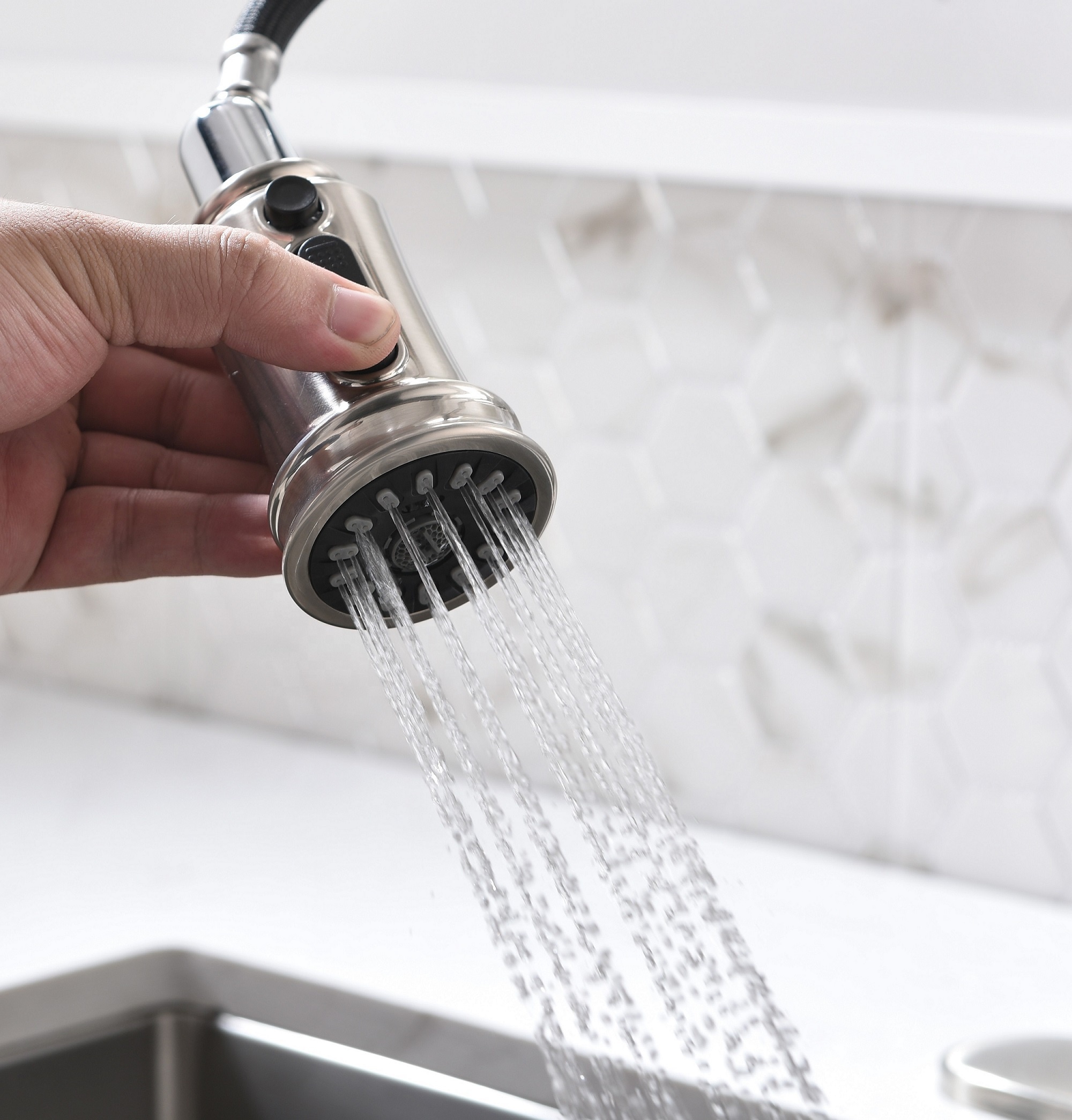 APS135-BN Kitchen-Faucet Cupc Swivel Spout For Kitchen Sink Faucet Pull Down Kitchen Faucet