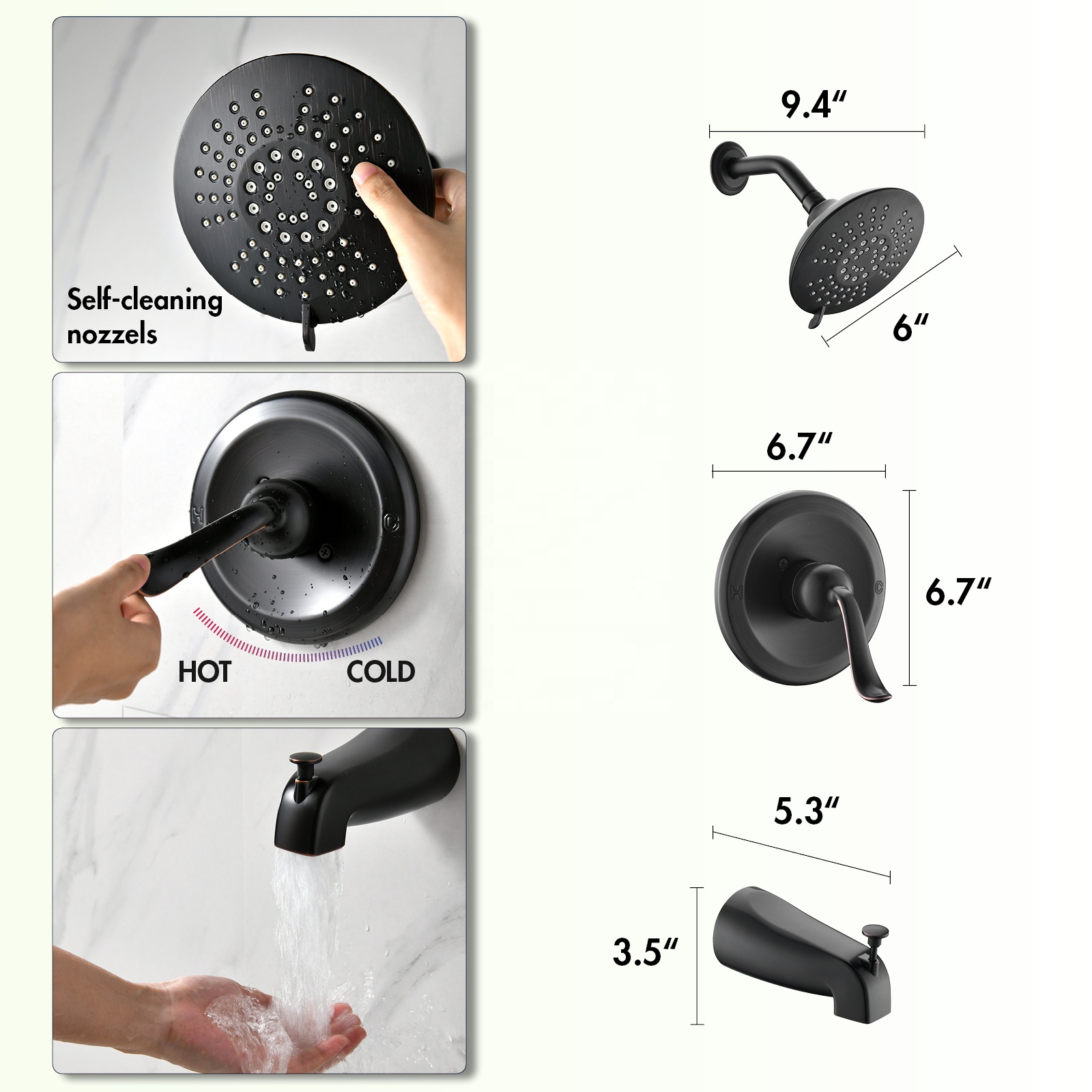 Hot Cold Shower Faucet Set Concealed Faucet Shower Sets And Faucets Bath Shower Mixer