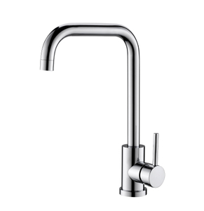 304 Stainless Steel Chrome Color Elegent Kitchen Taps Faucet