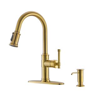 Favourable Price Hot Sale Classic Gold Kitchen Faucet Pull Out