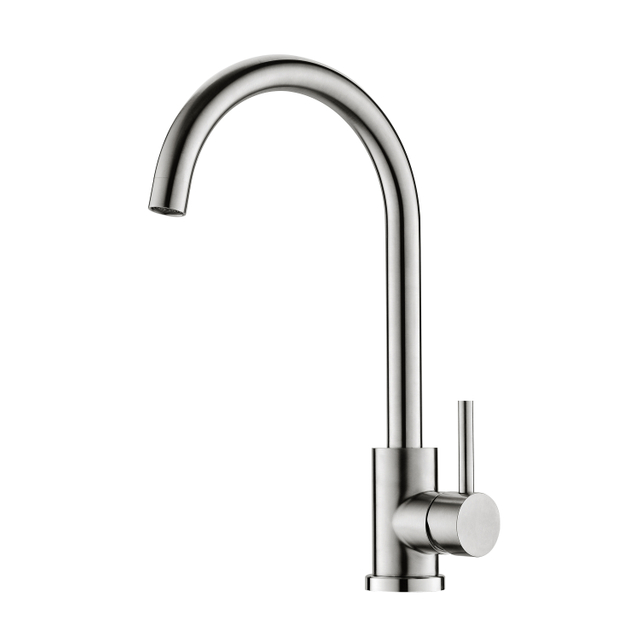 Single Handle Kitchen Faucet Brushed Nickel Kitchen Faucets