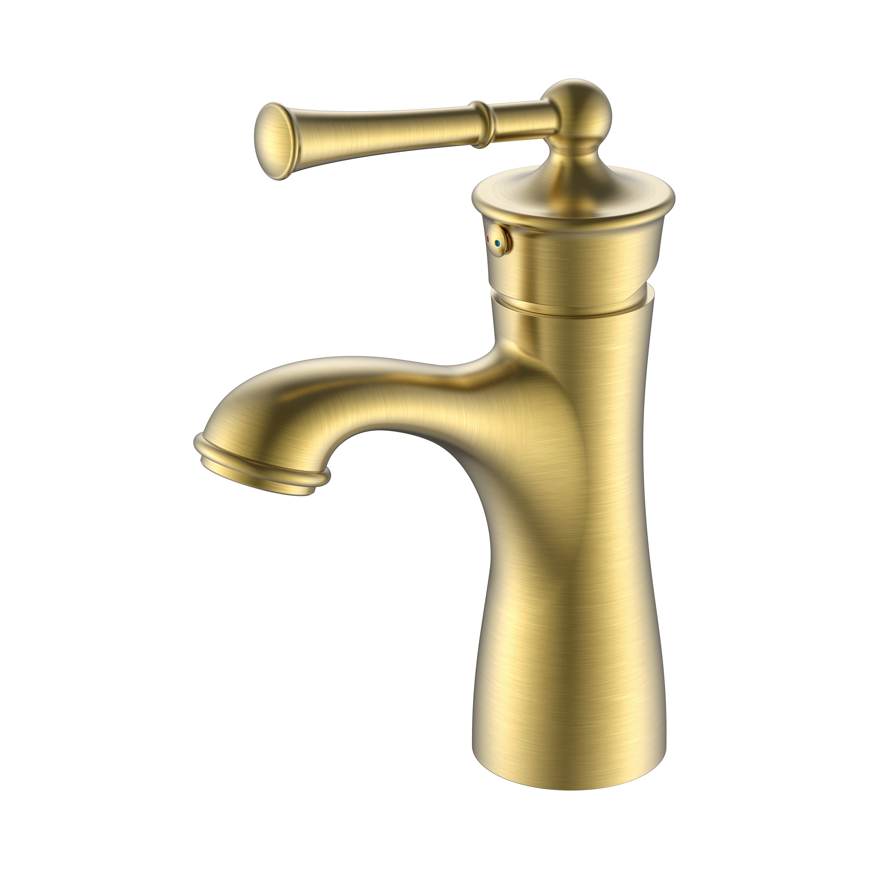 Antique Brass Bathroom Faucet Gold Bathroom Sink Faucet Single Hole Bathroom Faucets