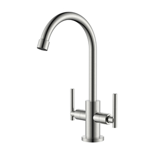 Kitchen Faucet Brushed Nickel Two Handle Kitchen Faucet