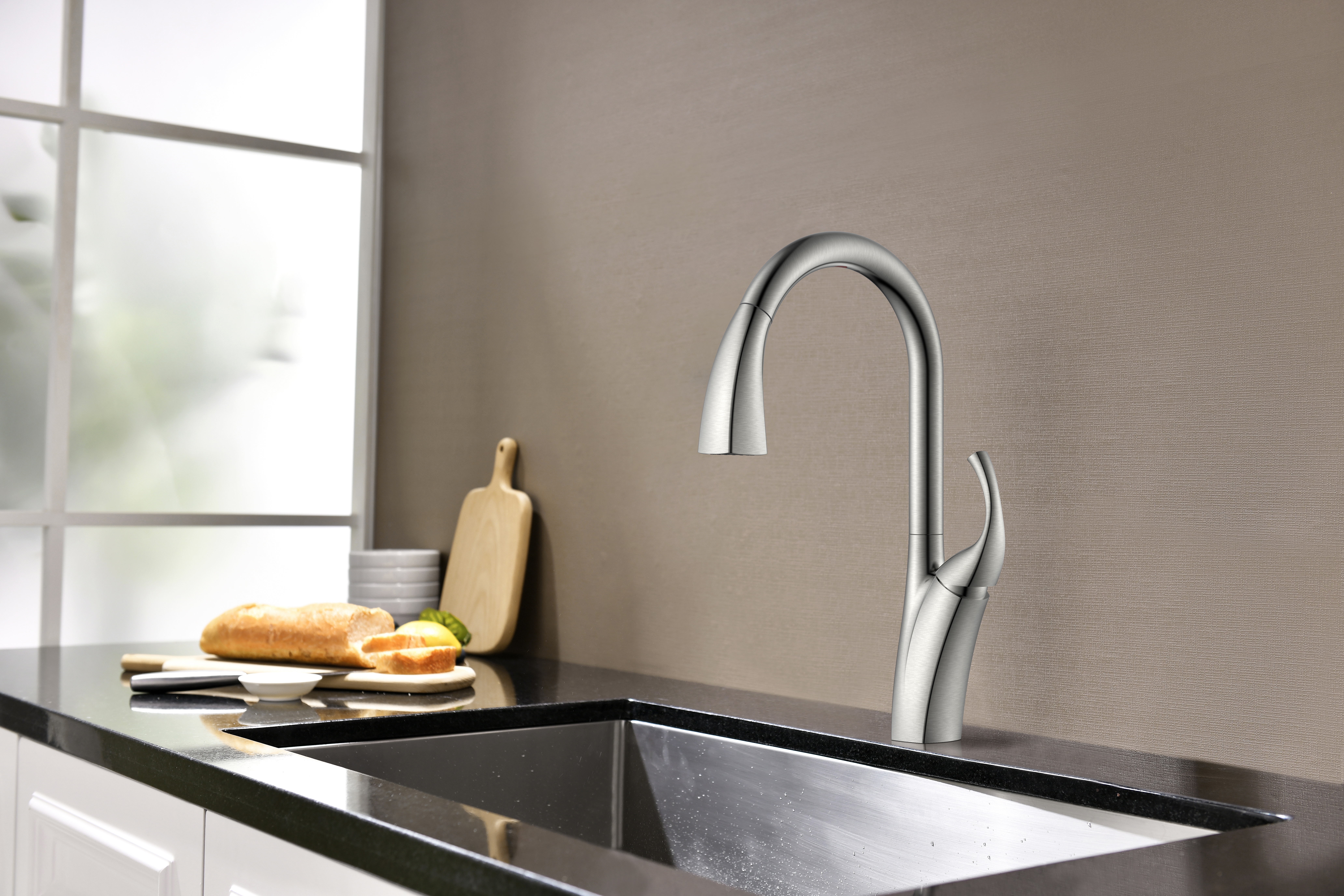 Add Elegance to Your Kitchen With a Gold/Brushed Nickel/Modern Kitchen Faucet
