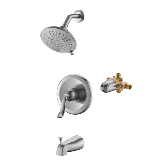 Shower Head With Faucet Single Handle Shower Faucet Antique Brass Bathroom Faucet