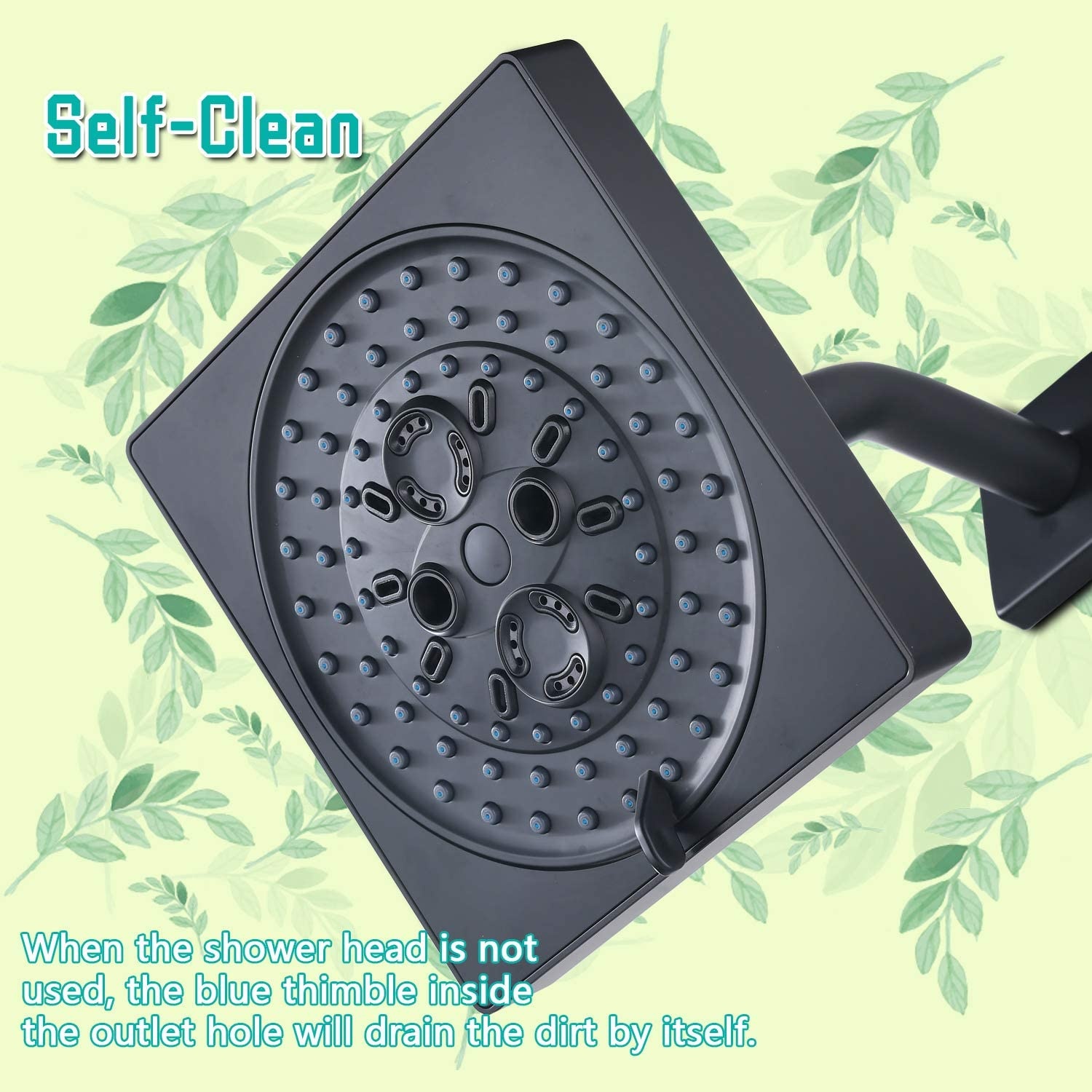 Lvtian Modern Black Shower Faucet Single Handle Faucet Shower Bathrooms Mixer Tap