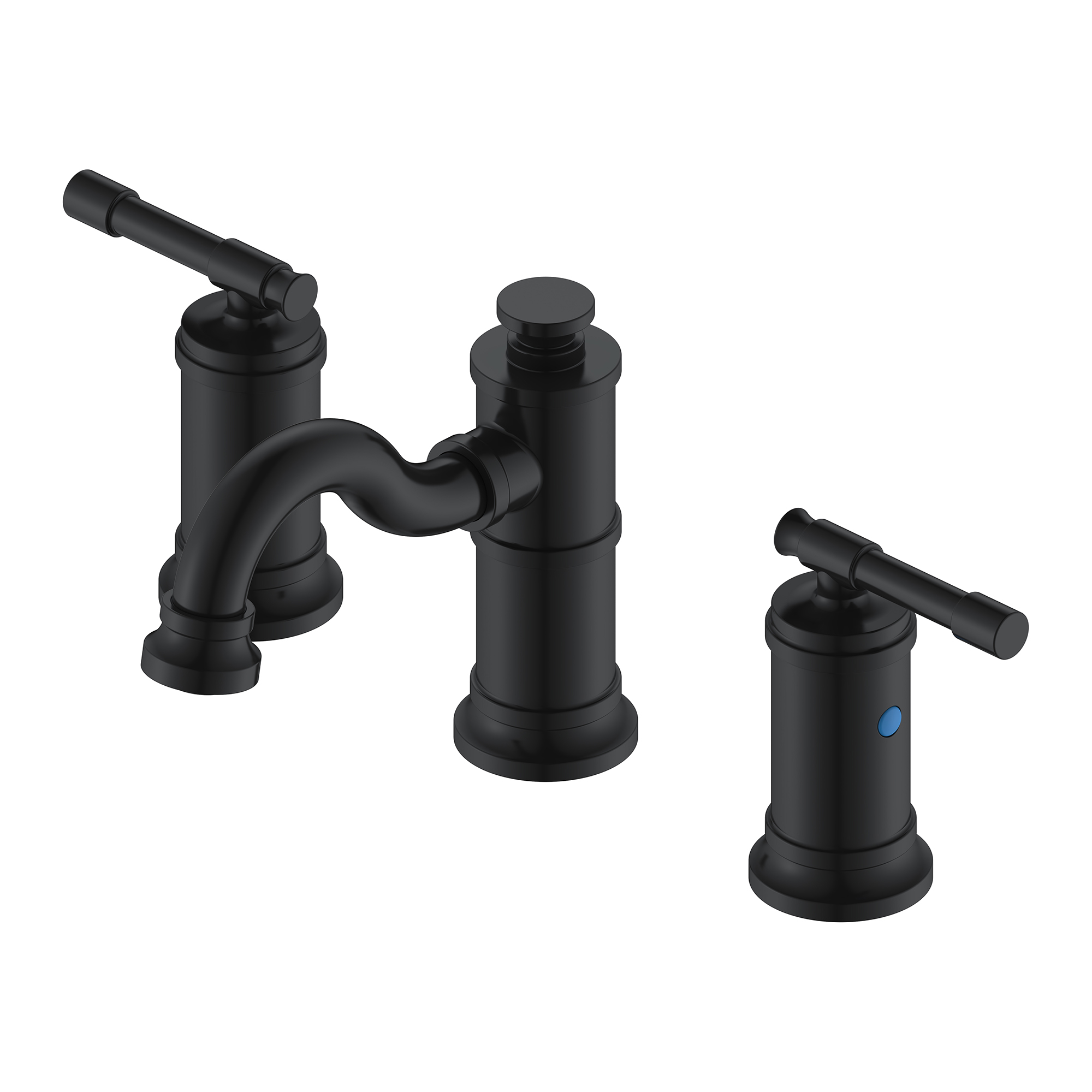 3 Hole Bathroom Faucet Bathroom Faucets Black