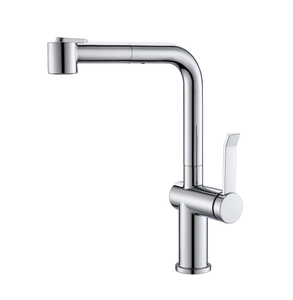 Chrome New Design Single Hole Pull Out Kitchen Faucets