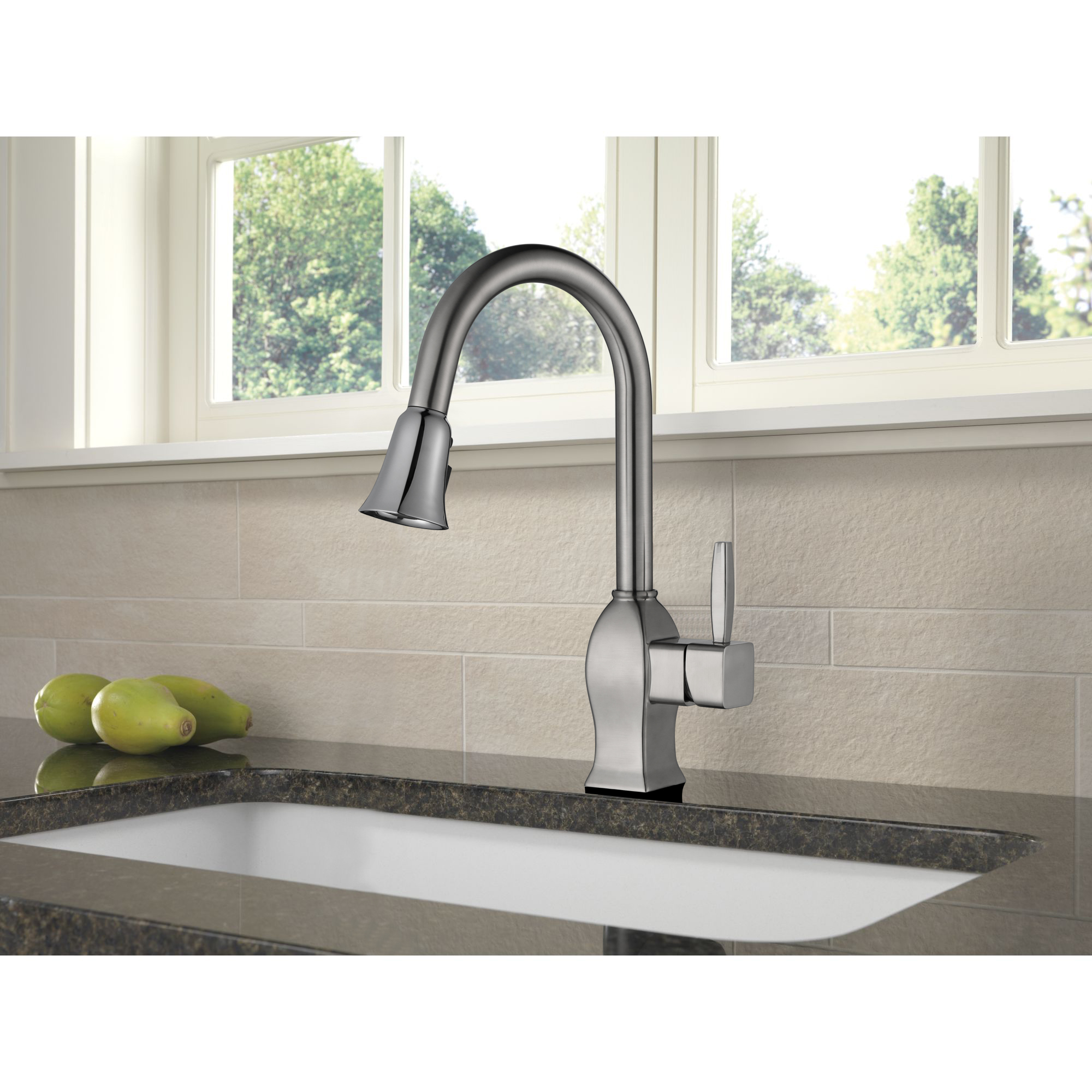 Single Handle Kitchen Faucet Pull Down Kitchen Faucet Brushed Nickel Kitchen Faucet