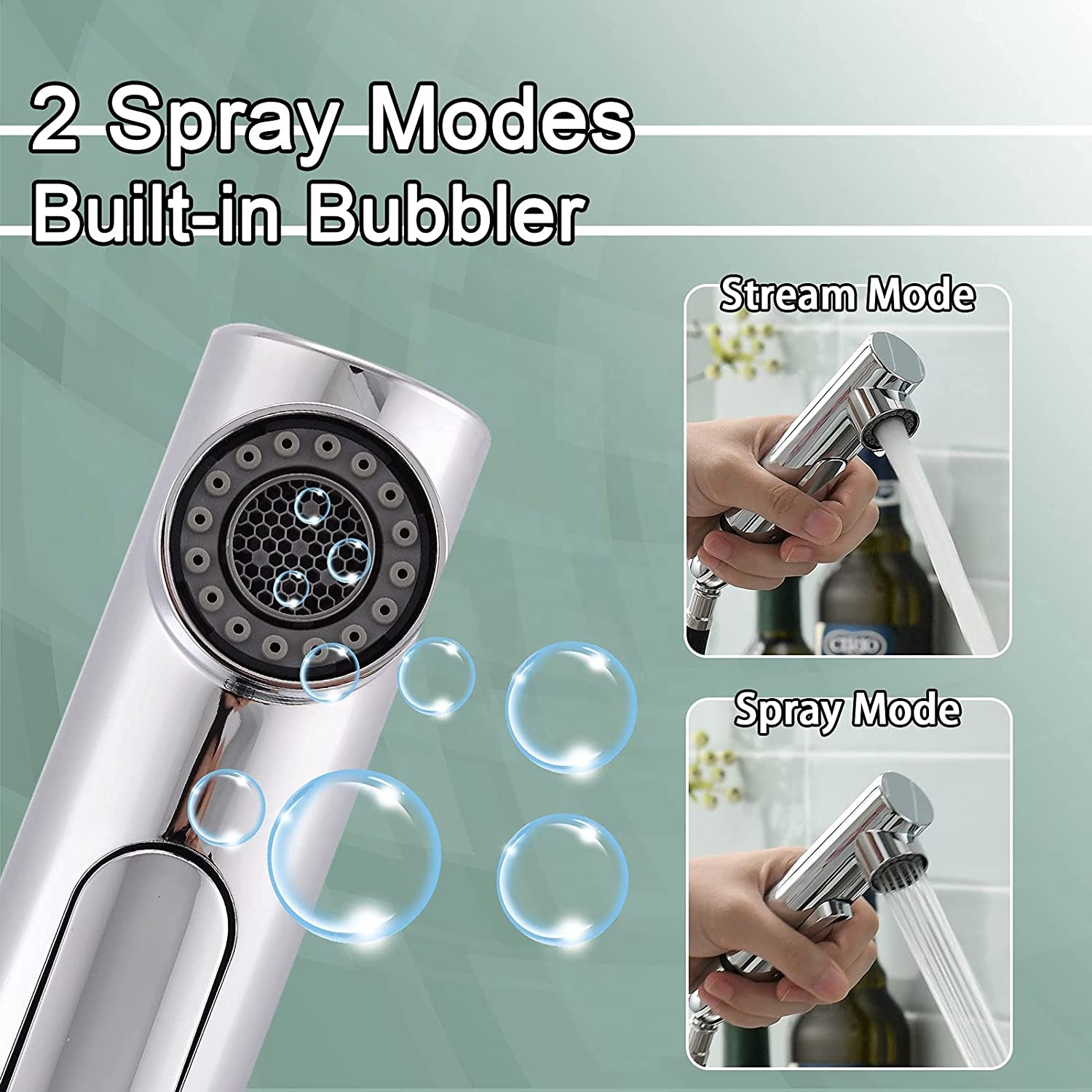Kaiping Factory Popular Single Handle Water Tap 360 Degree Rotating Faucet Sprayer