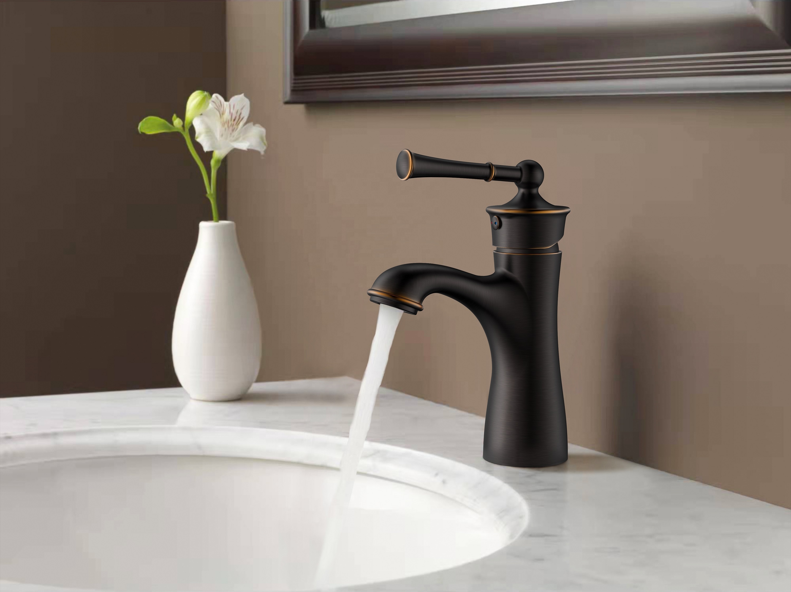 APB167-BTG Basin Faucet Gold Lavatory Basin Faucet Bathroom Amazon Online Faucet Bathroom