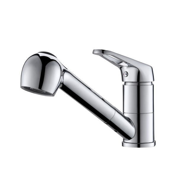 cUPC Single Handle Chrome Pull Out Kitchen Sink Faucet