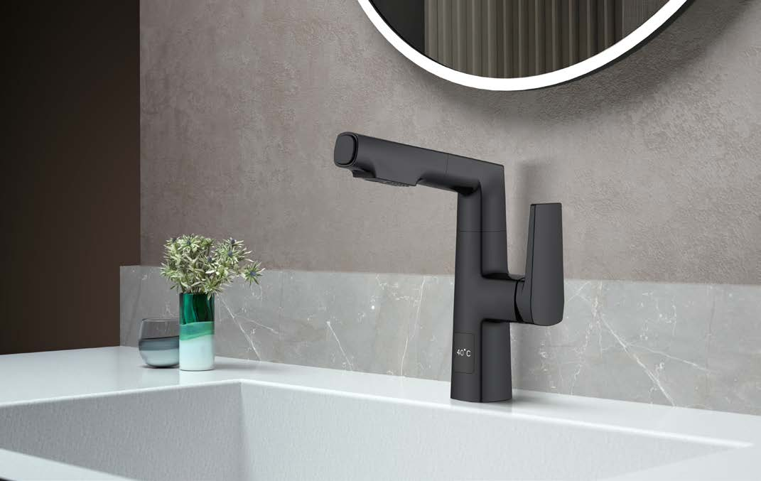 Square Shape White Pull Out Bathroom Faucet Best Bathroom Faucets