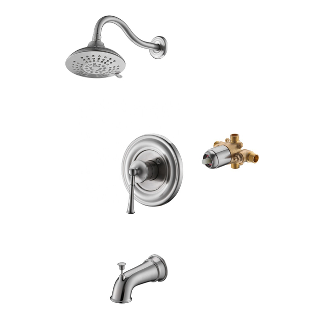 Concealed Bathroom Tub Faucets Shower Faucet Wall Mount Bath & Shower Faucets