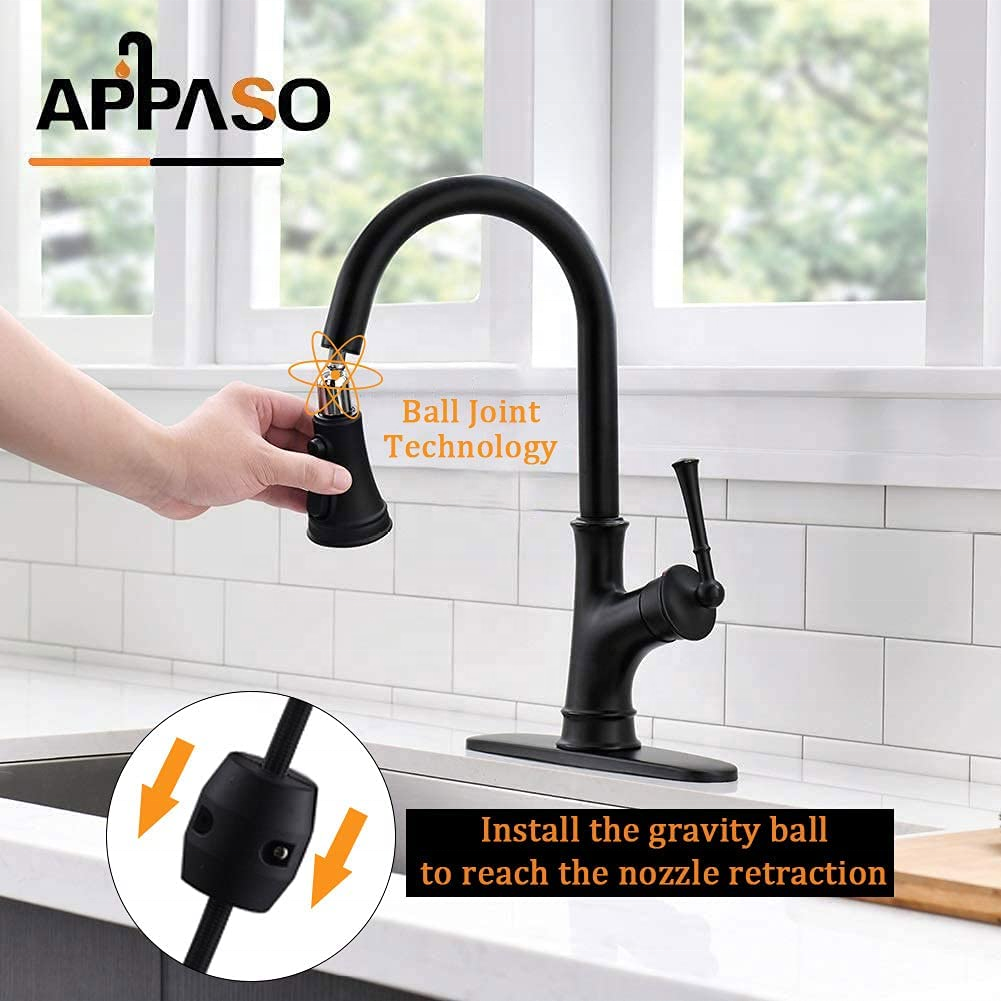 Kitchen Mixer Faucet OEM Kitchen Faucet Manufacturer CUPC Certificated Classic Style Pull Down Kitchen Faucet