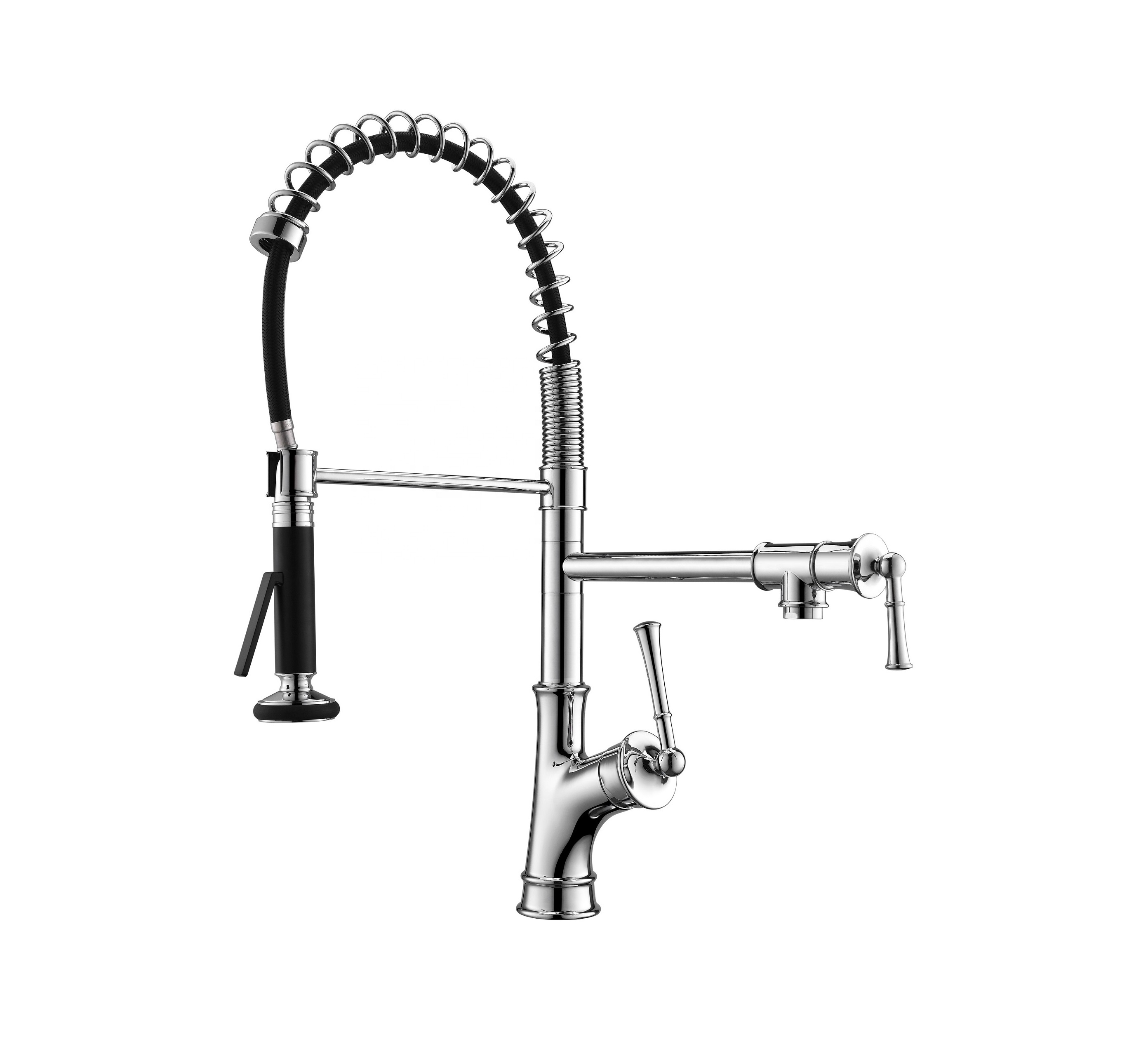 American Kitchen Faucet 360 Adjustable Flexible Kitchen Faucet Spring Pull Down Spray Kitchen Faucet