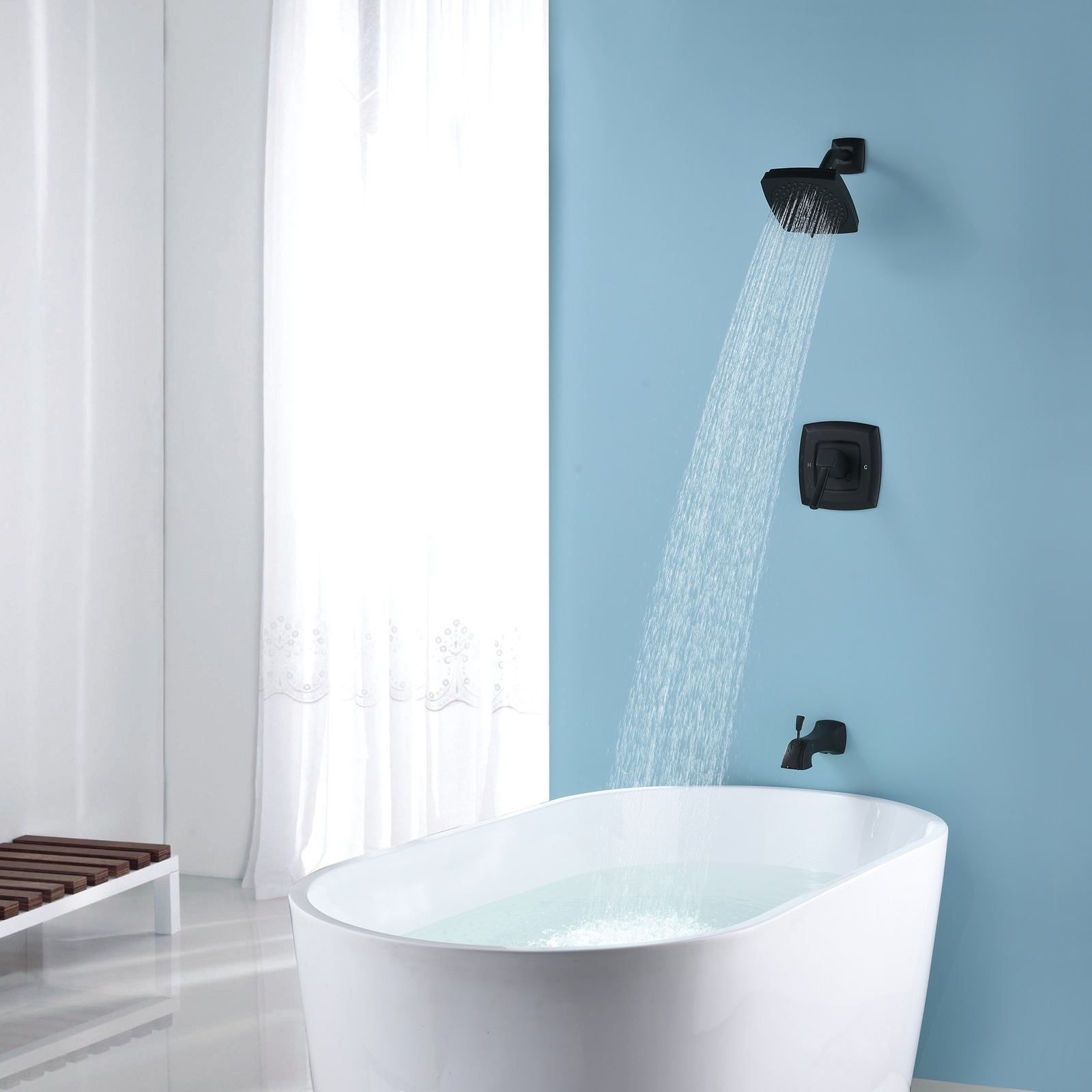 Black Shower Mixer Faucets Upc Black Faucet Bathroom Parts Shower Tap Set Square Shower Faucet